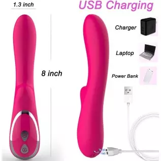 Powerful G-Spot Vibrator for Women Clitoral Stimulator, Adult Women Sex Toy with 10 Vibration Modes Body-Safe Silicone Waterproo