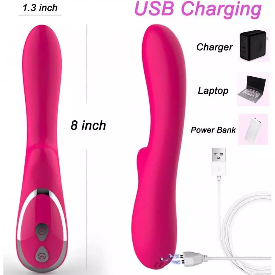 Powerful G-Spot Vibrator for Women Clitoral Stimulator, Adult Women Sex Toy with 10 Vibration Modes Body-Safe Silicone Waterproo