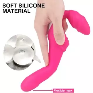 Double-Head Synchronous Vibrator,Interactive Sex Device for Men and Women at The Same Time, G-Point Clitoral Waterproof Massager Double-Head Synchronous Vibrator,Interactive Sex Device for Men and Women at The Same Time, G-Point Clitoral Waterproof Massager