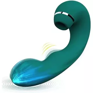 Female Masturbator 3 in 1 Clit Sucker Dildo G-Spot Vibrator Sucking Vibrators for Women Clitoral Stimulator Sex Toys