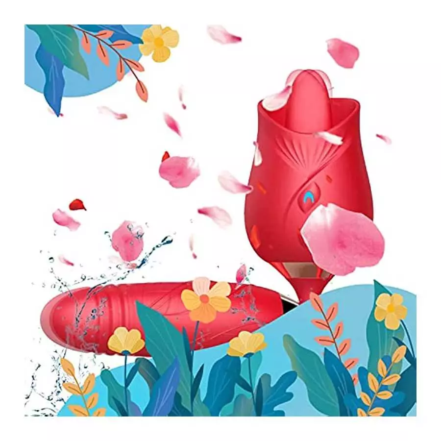 2022 Newly-Dual Head Flower Shaped Rose Toys , Sex Stimulator for Women Valentine's Day Lick 20 Modes for Lingerie Gifts Women V 2022 Newly-Dual Head Flower Shaped Rose Toys , Sex Stimulator for Women Valentine's Day Lick 20 Modes for Lingerie Gifts Women V