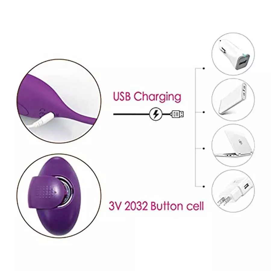 Clitoral Vibrator with Remote, Female Wareable Vibrating Egg Toys for Women Sex Toy
