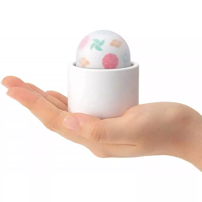 TENGA HMT-03 iroha Temari Hana Vibrator for Women, Palm-Sized Waterproof Rechargeable Vibrator