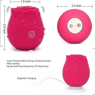 Rose Toys Vibrator for Women, Vlatne Clitoral Vibrator Sex Stimulator with Different Modes, Nipple Clitoris Masturbating Toy for Rose Toys Vibrator for Women, Vlatne Clitoral Vibrator Sex Stimulator with Different Modes, Nipple Clitoris Masturbating Toy for