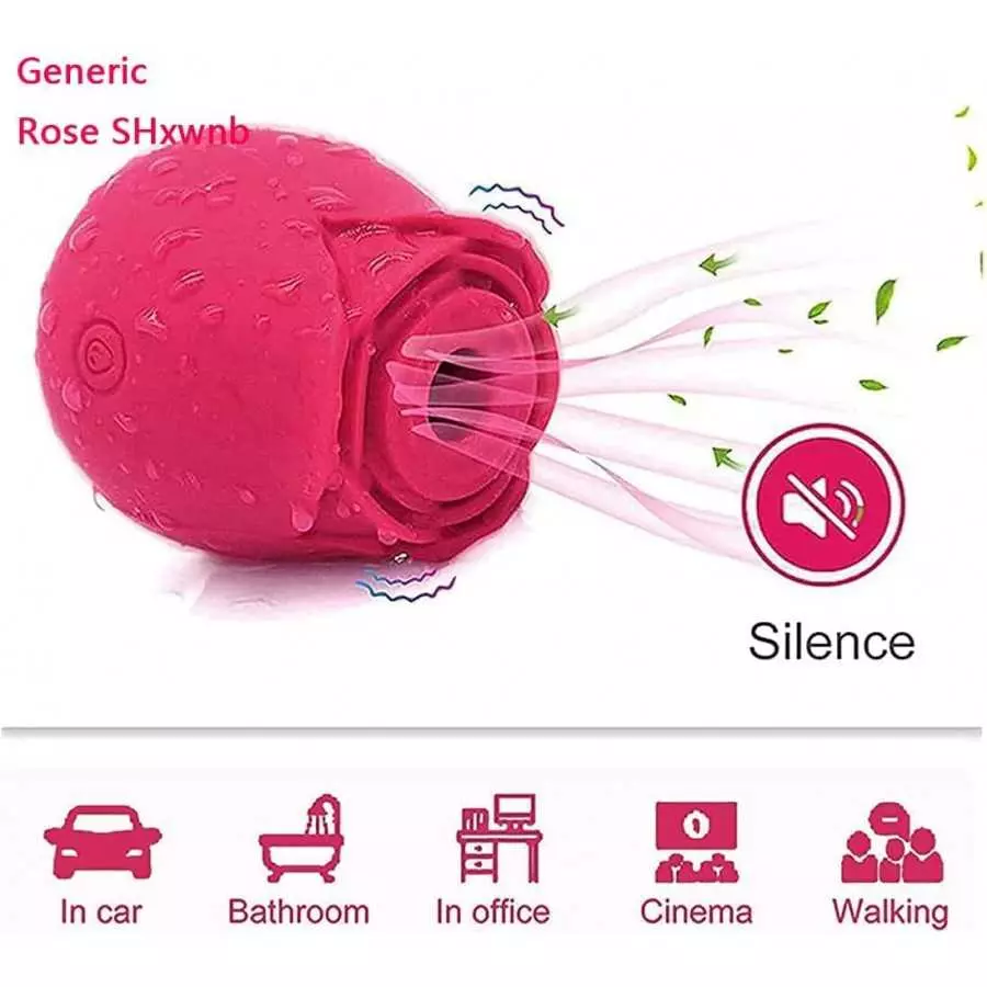 Rose Toys Vibrator for Women, Vlatne Clitoral Vibrator Sex Stimulator with Different Modes, Nipple Clitoris Masturbating Toy for