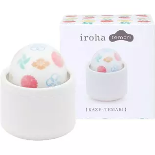 TENGA HMT-03 iroha Temari Hana Vibrator for Women, Palm-Sized Waterproof Rechargeable Vibrator