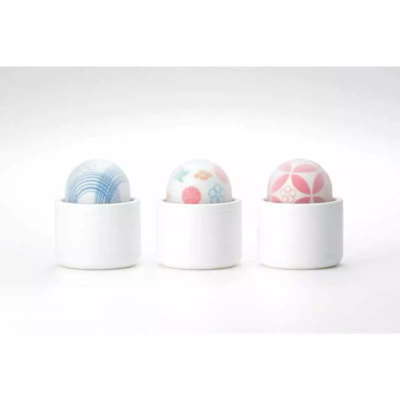 TENGA HMT-03 iroha Temari Hana Vibrator for Women, Palm-Sized Waterproof Rechargeable Vibrator