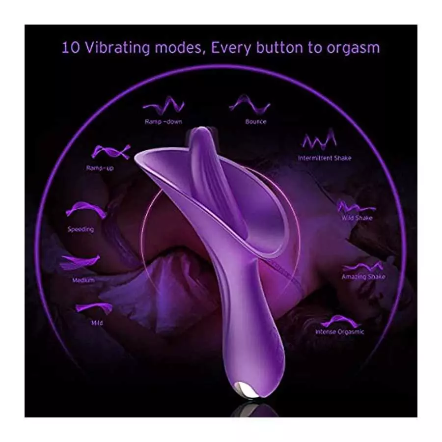Rose Toy for Woman - Rose Vibrator Pleasure Rose Sex Toy Clit Sucker Adult Sensory Toys Clitoral Stimulator with 10 Vibrating fo