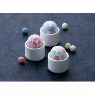 TENGA HMT-03 iroha Temari Hana Vibrator for Women, Palm-Sized Waterproof Rechargeable Vibrator