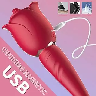 lovsen Rose Toy,Licking Tongue Clitoral Vibrator G Spot Dildo Vibrator with 12 Modes 2 in 1 Licking & Vibrating Nipples Clitoral lovsen Rose Toy,Licking Tongue Clitoral Vibrator G Spot Dildo Vibrator with 12 Modes 2 in 1 Licking & Vibrating Nipples Clitoral