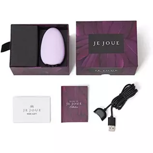 Je Joue Mimi Soft Clitoral Vibrator, Powerful, Whisper Quiet, Soft Velvet Tip, Waterproof, 100% Medical Grade Silicone - Lilac