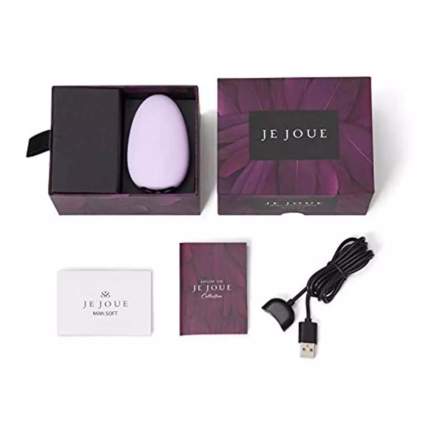 Je Joue Mimi Soft Clitoral Vibrator, Powerful, Whisper Quiet, Soft Velvet Tip, Waterproof, 100% Medical Grade Silicone - Lilac