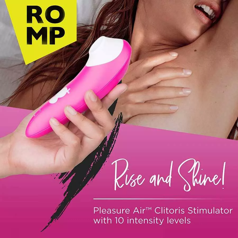 ROMP Shine Clitoral Sucking Toy - Clit Stimulator - Waterproof Clitoral Sucker Vibrator with 10 Intesity Levels - Vibrating Adul