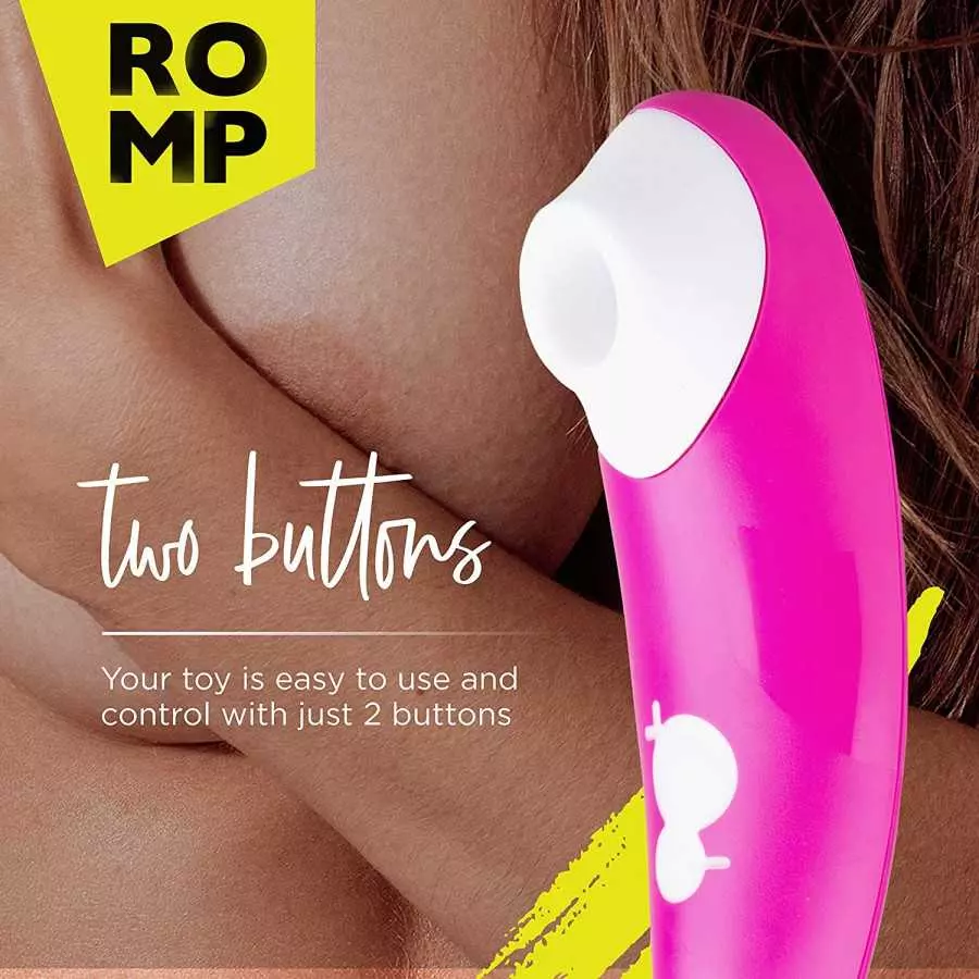 ROMP Shine Clitoral Sucking Toy - Clit Stimulator - Waterproof Clitoral Sucker Vibrator with 10 Intesity Levels - Vibrating Adul