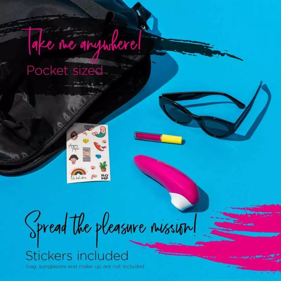 ROMP Shine Clitoral Sucking Toy - Clit Stimulator - Waterproof Clitoral Sucker Vibrator with 10 Intesity Levels - Vibrating Adul