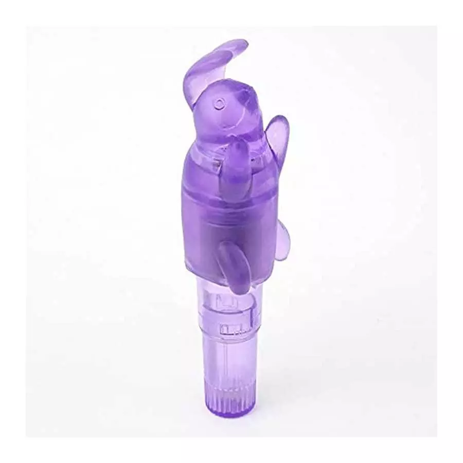 Pocket Rocket Vibrator - Removable Rabbit Tickler Sleeve - Powerful Clit Vibrations for Intense Orgasms