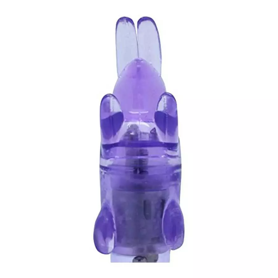 Pocket Rocket Vibrator - Removable Rabbit Tickler Sleeve - Powerful Clit Vibrations for Intense Orgasms