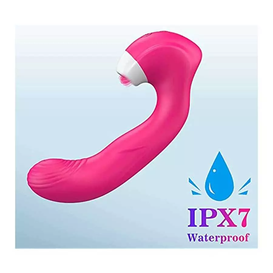 G-Spot Vibrator for Women - 3 in 1 Vaginal Clitoris Vibrator Stimulator with 10 Modes, Waterproof Rechargeable Dildo Vibrator To