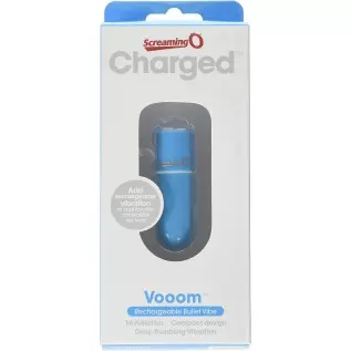 Screaming O Charged Vooom Rechargeable Bullet Vibe, Pink,1 Count,SCVCHGBULPK