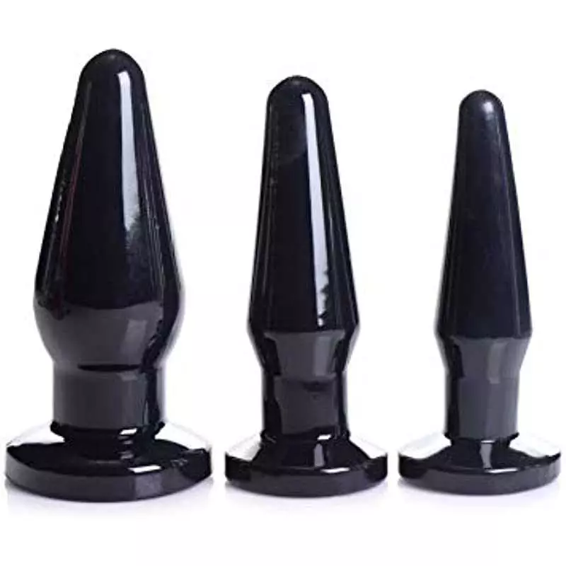 Lynx 3-Plug Anal Trainer Set - Black