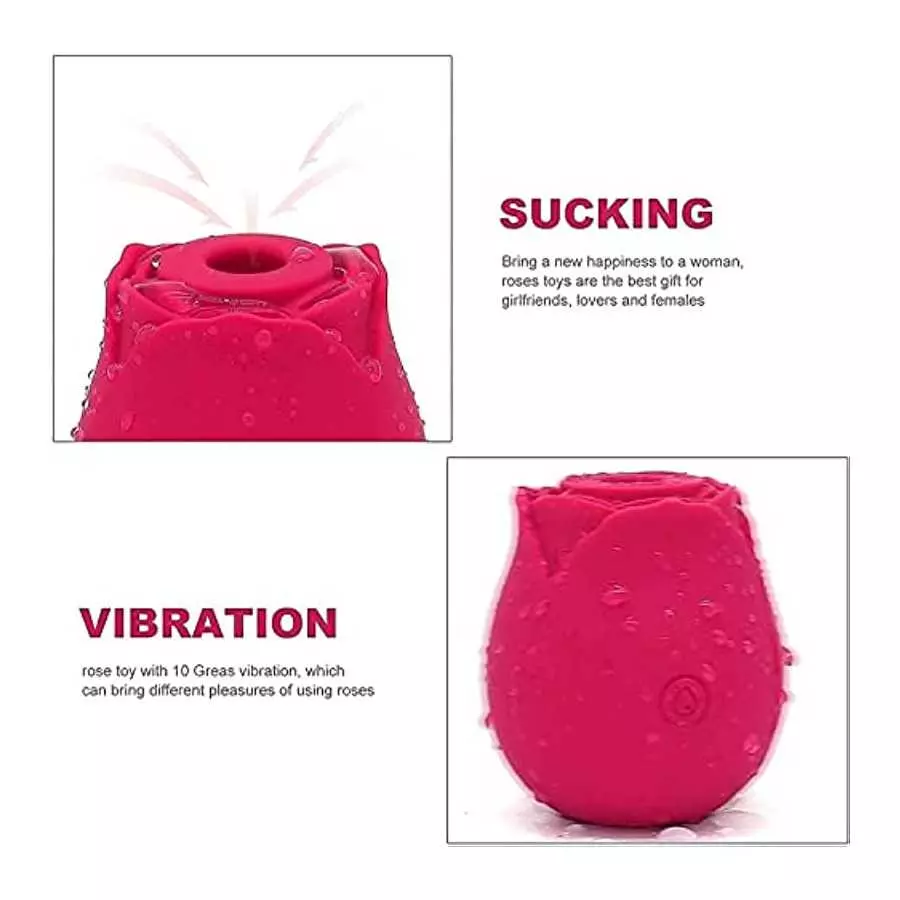 Clitorals Sucking Toys vibrabrators Sex for Womens Toys for Couples Sex The Rose Toy for Women Pleasure， Rose Bud Toy Gifts for 