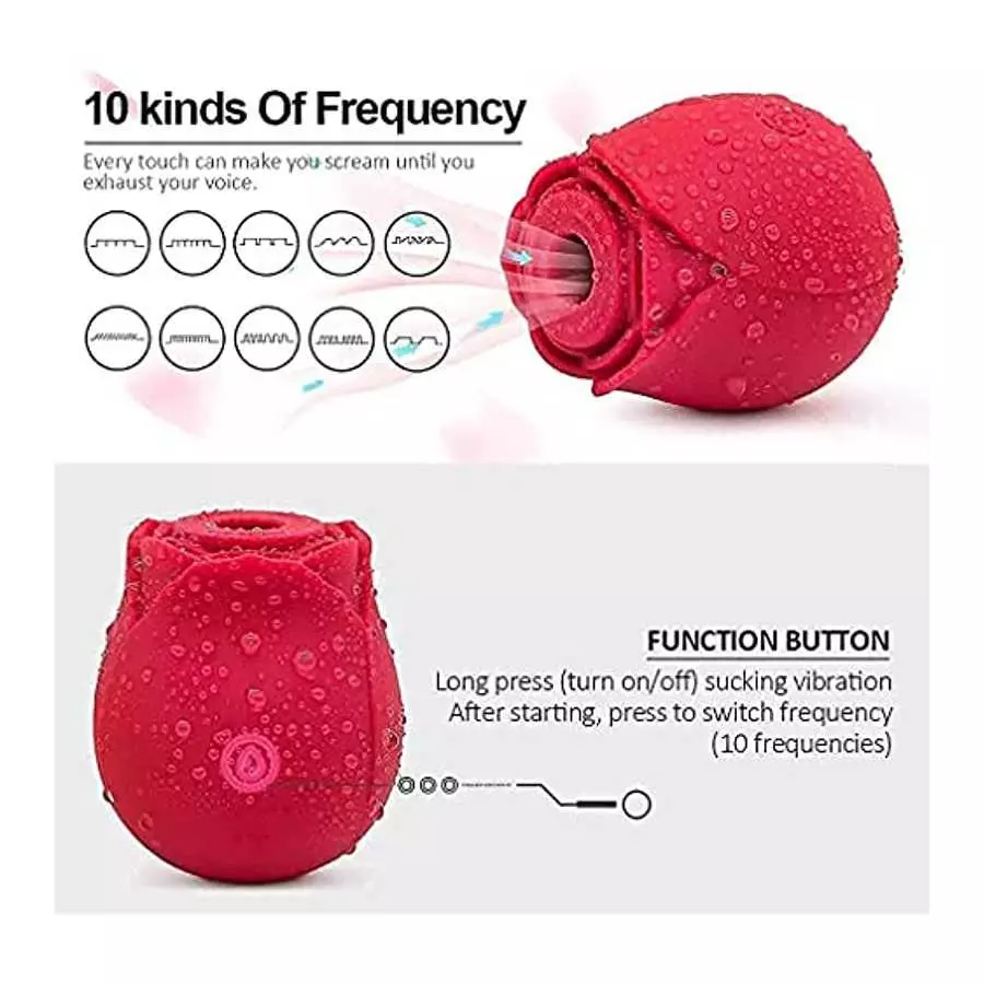 Clitorals Sucking Toys vibrabrators Sex for Womens Toys for Couples Sex The Rose Toy for Women Pleasure， Rose Bud Toy Gifts for 