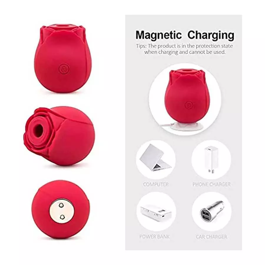 Clitorals Sucking Toys vibrabrators Sex for Womens Toys for Couples Sex The Rose Toy for Women Pleasure， Rose Bud Toy Gifts for 