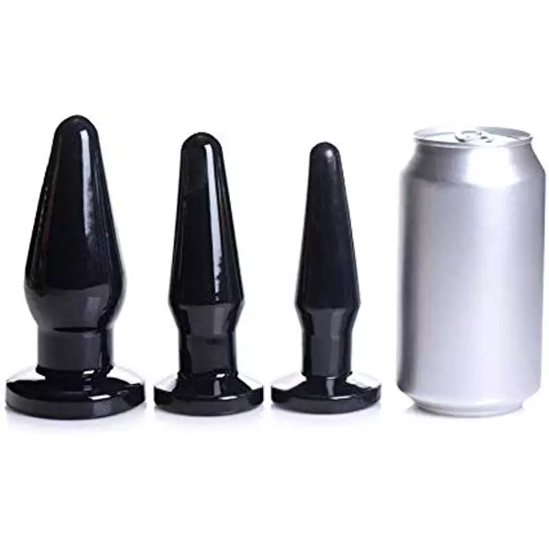 Lynx 3-Plug Anal Trainer Set - Black