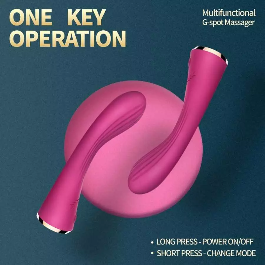 PuLaiSenTe Crystal Clitoral Vibrator 2.0,Clitoris Tongue Shaped Stimulator for Women,Slide Speed Control with 15 Vibrations,Mini