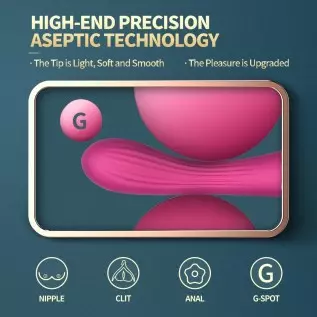 PuLaiSenTe Crystal Clitoral Vibrator 2.0,Clitoris Tongue Shaped Stimulator for Women,Slide Speed Control with 15 Vibrations,Mini PuLaiSenTe Crystal Clitoral Vibrator 2.0,Clitoris Tongue Shaped Stimulator for Women,Slide Speed Control with 15 Vibrations,Mini
