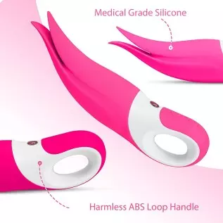 CHUNYUI Clitoris Vibrator for Clitoris Stimulation, High-Speed Licking Low Noise Clit/Nipples Stimulator G Spot Vibrator with 10 CHUNYUI Clitoris Vibrator for Clitoris Stimulation, High-Speed Licking Low Noise Clit/Nipples Stimulator G Spot Vibrator with 10