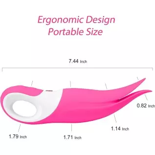 CHUNYUI Clitoris Vibrator for Clitoris Stimulation, High-Speed Licking Low Noise Clit/Nipples Stimulator G Spot Vibrator with 10 CHUNYUI Clitoris Vibrator for Clitoris Stimulation, High-Speed Licking Low Noise Clit/Nipples Stimulator G Spot Vibrator with 10