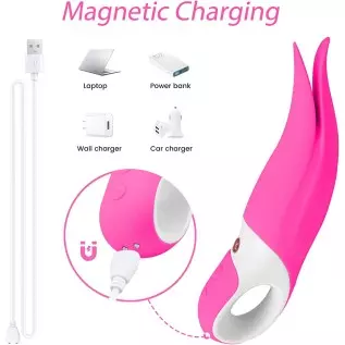 CHUNYUI Clitoris Vibrator for Clitoris Stimulation, High-Speed Licking Low Noise Clit/Nipples Stimulator G Spot Vibrator with 10 CHUNYUI Clitoris Vibrator for Clitoris Stimulation, High-Speed Licking Low Noise Clit/Nipples Stimulator G Spot Vibrator with 10