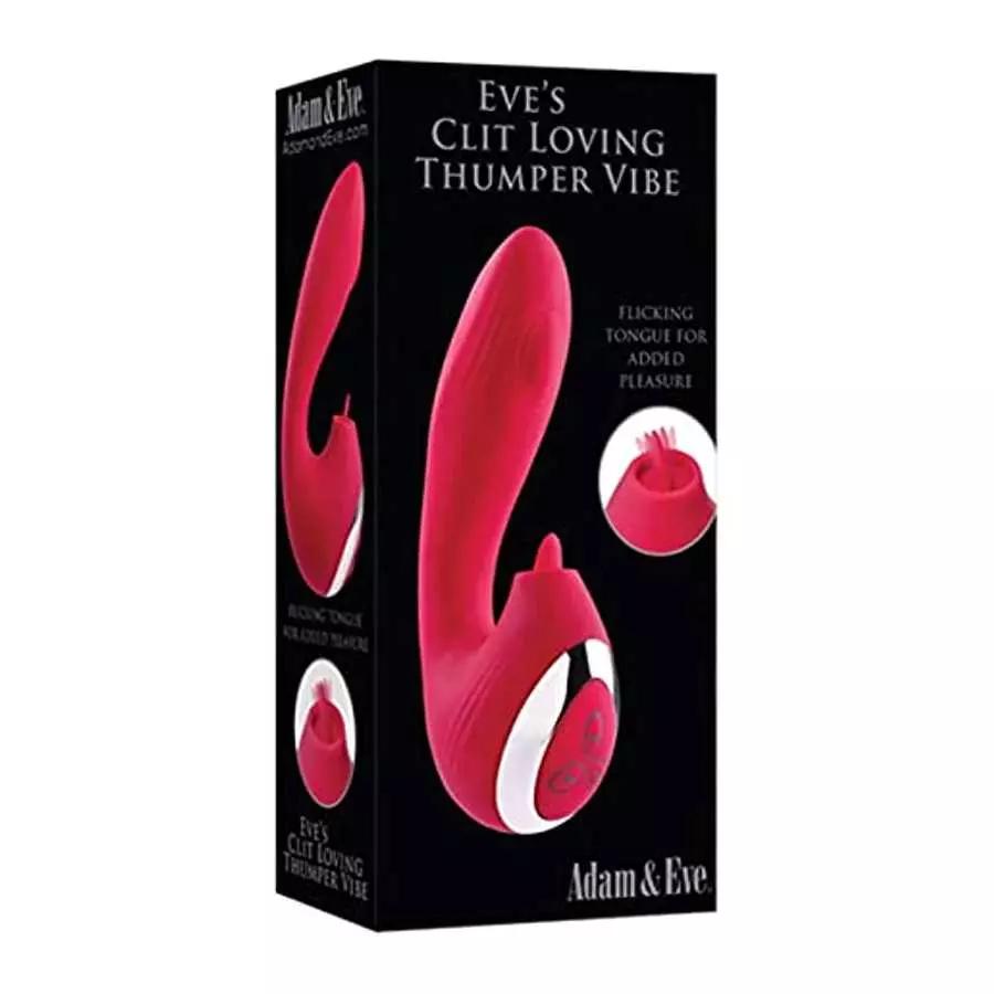Adam & Eve Eve's Clit Loving Thumper Vibe - Red