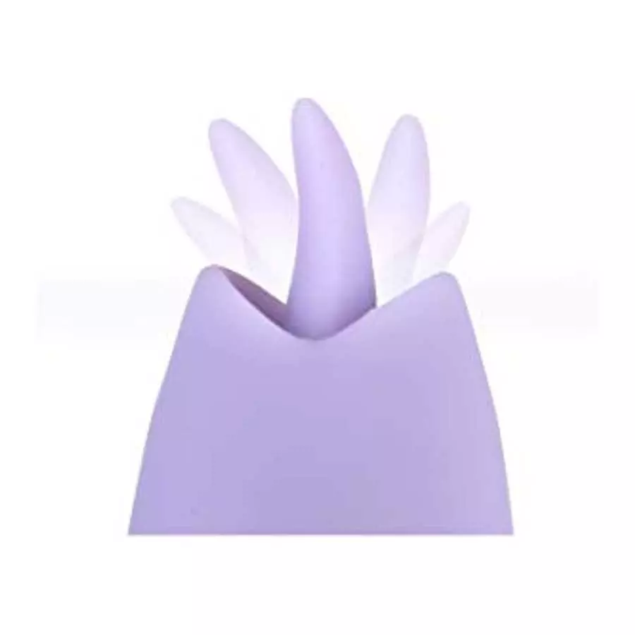 Ellie 10-Function Super Charged USB Rechargeable Tongue Action Wired Bullet Vibrator - Light Purple