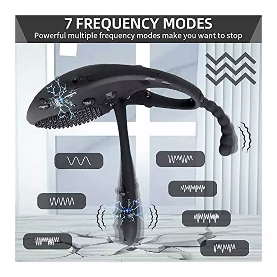 Rechargeable Clitoral G-spot Vibrator, 10 Vibration Modes Dildo Vibrator Clitoral Stimulator Longer Harder Stronger Erection Enh