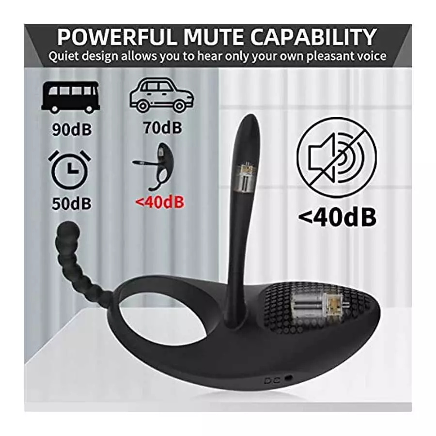 Rechargeable Clitoral G-spot Vibrator, 10 Vibration Modes Dildo Vibrator Clitoral Stimulator Longer Harder Stronger Erection Enh