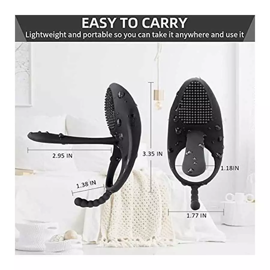 Rechargeable Clitoral G-spot Vibrator, 10 Vibration Modes Dildo Vibrator Clitoral Stimulator Longer Harder Stronger Erection Enh