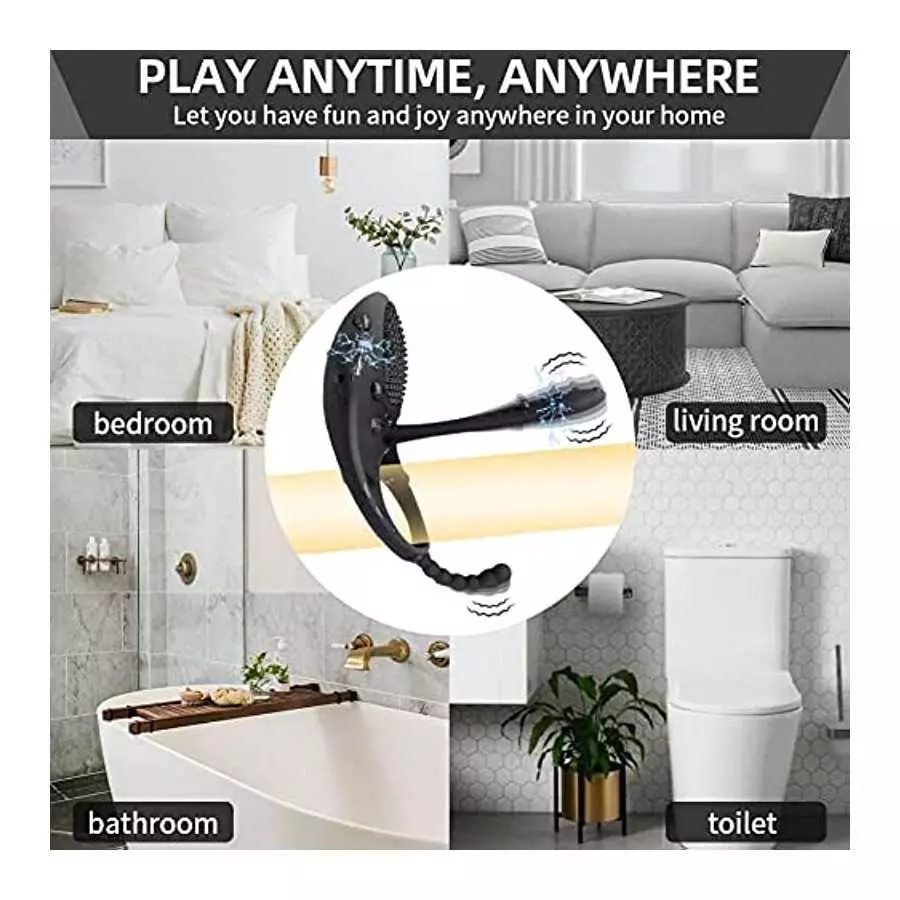 Rechargeable Clitoral G-spot Vibrator, 10 Vibration Modes Dildo Vibrator Clitoral Stimulator Longer Harder Stronger Erection Enh