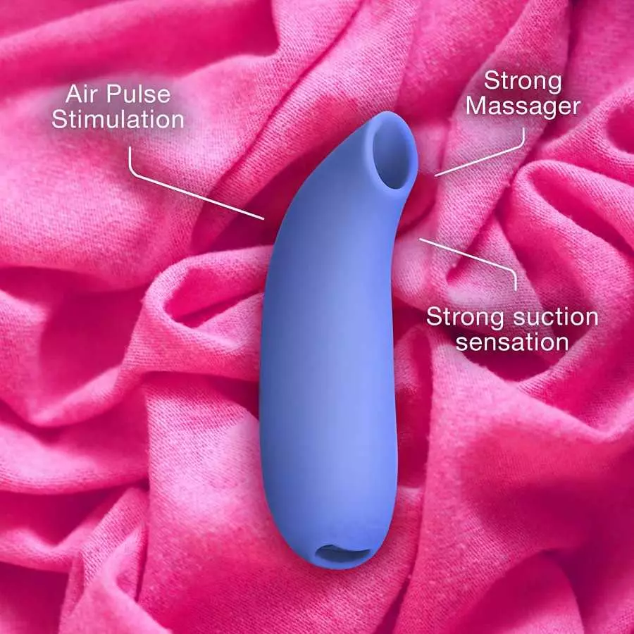 Dame Products AER Massager for Women Suction Soft Seal Angles Feeling Thrilling Comfortable Stress Relief, Release Powerful Stro