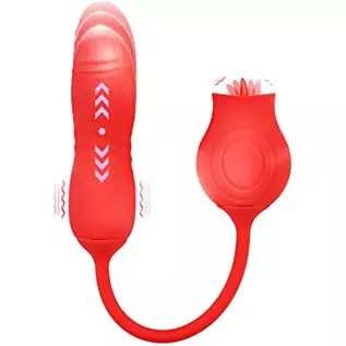 ErotiPorcel Waterproof Adult Sex Toys Vibrator for Woman Tongue Licking Massager for Women Pleasure Wireless USB Rechargeable To