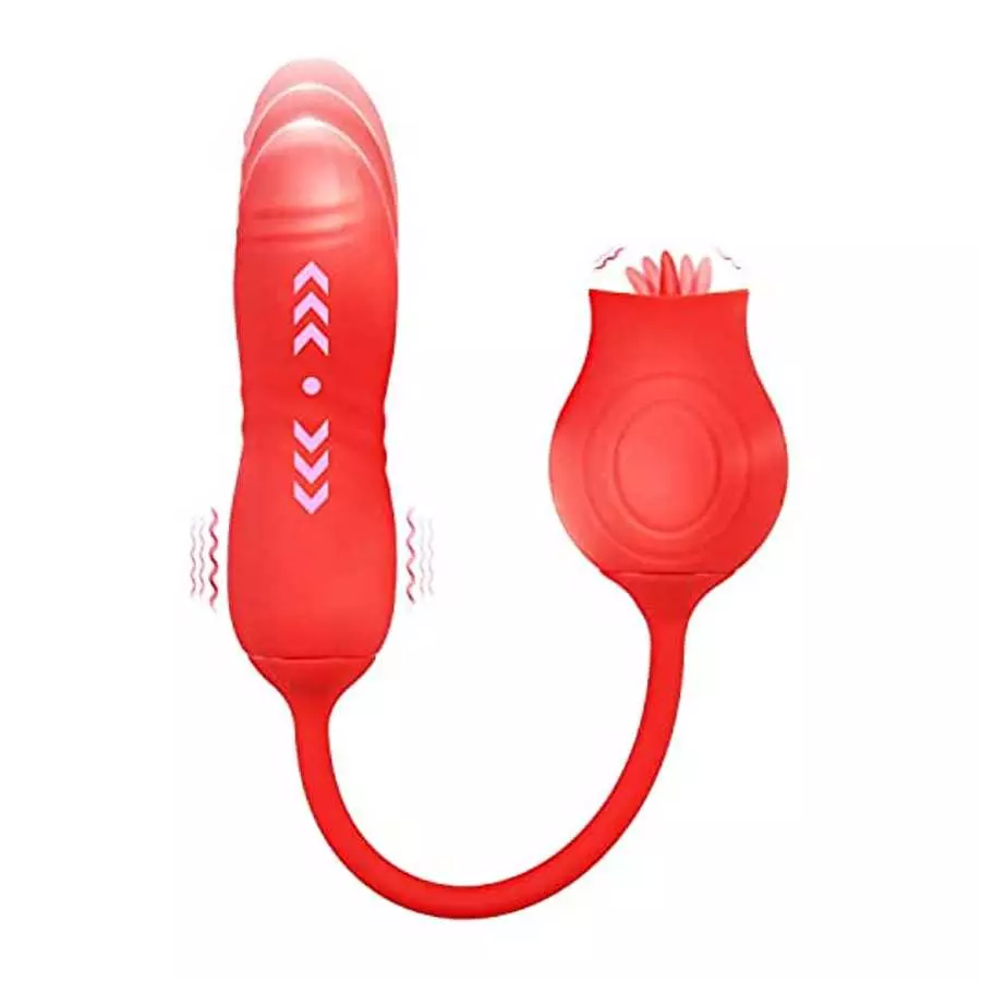ErotiPorcel Waterproof Adult Sex Toys Vibrator for Woman Tongue Licking Massager for Women Pleasure Wireless USB Rechargeable To