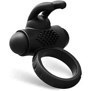Couples Vibrator for Penis and Clitoral Stimulation Sex Toys - Cock Ring Vibrator with 9 Powerful Vibrations, Wireless Remote Co