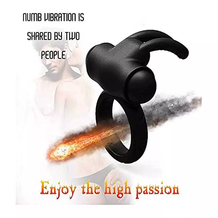 Couples Vibrator for Penis and Clitoral Stimulation Sex Toys - Cock Ring Vibrator with 9 Powerful Vibrations, Wireless Remote Co
