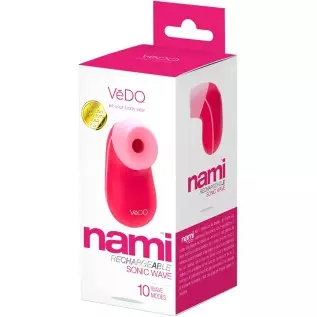 VeDO NAMI Rechargeable Mini Sonic Vibe (Foxy Pink)