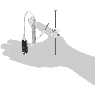 CalExotics Sterling Collection - Mini Wired Bullet Egg Vibrator - Sex Toys for Couples - Adult Vibe Massager - Silver - 1.5 Inch