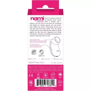 VeDO NAMI Rechargeable Mini Sonic Vibe (Foxy Pink) VeDO NAMI Rechargeable Mini Sonic Vibe (Foxy Pink)