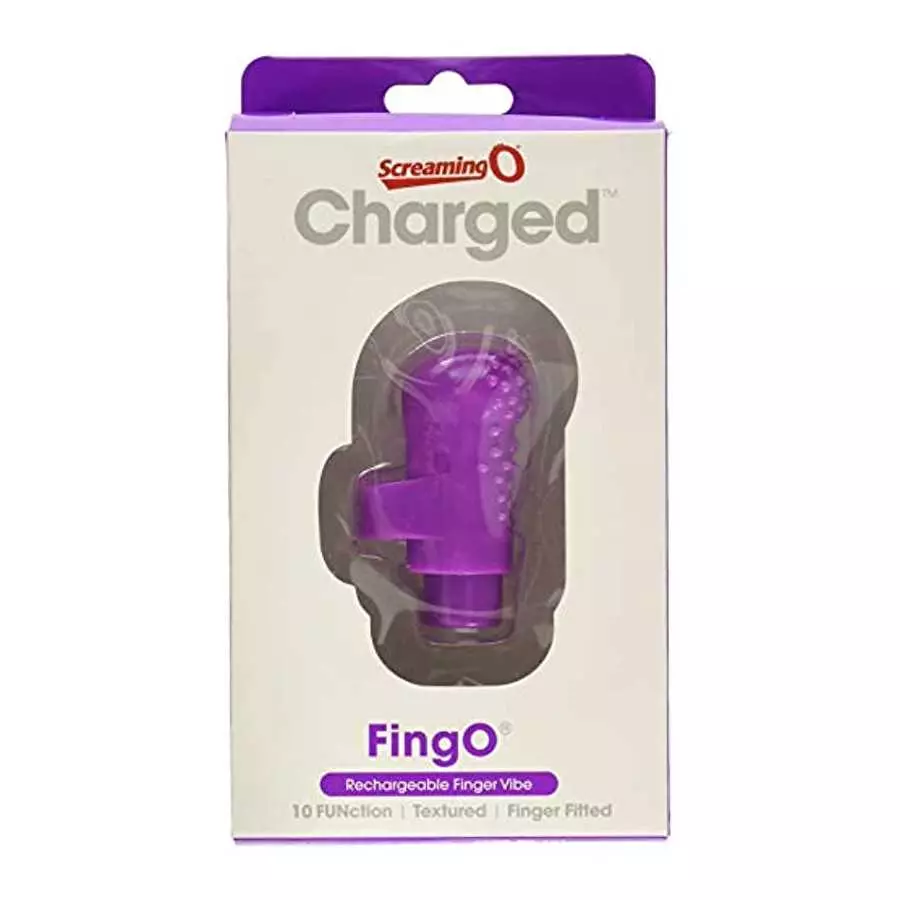 Screaming O Charged Fingo Vooom Mini Vibe, Purple (AFNG-PU)