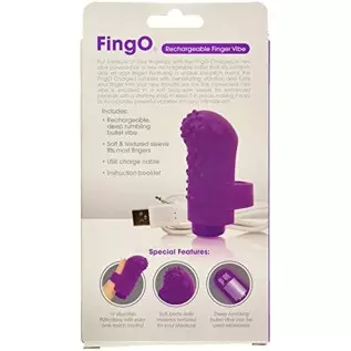 Screaming O Charged Fingo Vooom Mini Vibe, Purple (AFNG-PU) Screaming O Charged Fingo Vooom Mini Vibe, Purple (AFNG-PU)