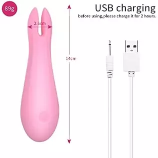 Female Clitoral Vibrator 10 Modes, Clitoral Massager Female Dildo Vibrator, for Female Male Flirtation, Nipple Stimulation Massa